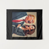 ドナルド・トランプ・カマラハリス タペストリー (正面(横))