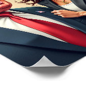 ドナルド・トランプ・カマラハリス ポスター (角)