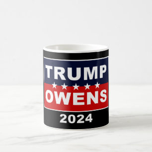 ドナルド・トランプ&カンダス・オーエンズ2024米国選 コーヒーマグカップ