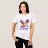 ドナルド・トランプ・ガール トライブレンドＴシャツ (正面全面)