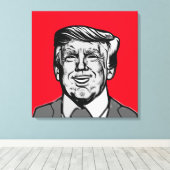 ドナルド・トランプ キャンバスプリント (インサイチュ (ウッドフロア))