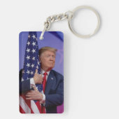ドナルド・トランプ キーホルダー (裏面)