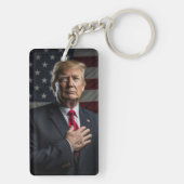 ドナルド・トランプ キーホルダー (裏面)