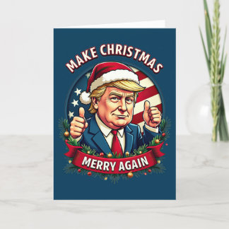 ドナルド・トランプ クリスマスカード メリークリスマス ジョーク