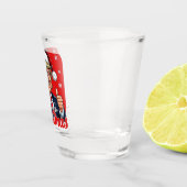 ドナルド・トランプ・クリスマスサンタクロース・アート ショットグラス (右)