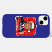 ドナルド・トランプ・クリスマスサンタクロース・アート Case-Mate iPhoneケース (裏面 (横))
