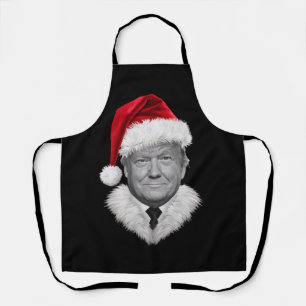 ドナルド・トランプ クリスマス おもしろい サンタ帽子 ギフト エプロン