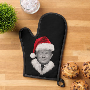 ドナルド・トランプ クリスマス おもしろい サンタ帽子 ギフト 鍋つかみ