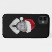 ドナルド・トランプ クリスマス おもしろい サンタ帽子 ギフト Case-Mate iPhoneケース (裏面(横))