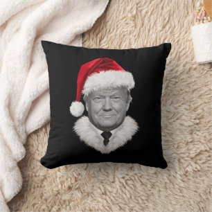 ドナルド・トランプ クリスマス おもしろ サンタ帽子 ギフト クッション