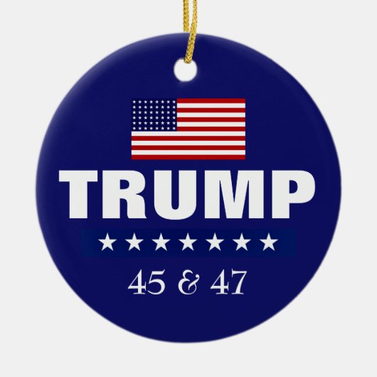 ドナルド・トランプ クリスマス オーナメント (正面)