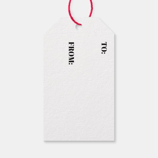 ドナルド・トランプ・クリスマス ギフトタグ (裏面)