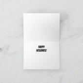 ドナルド・トランプ・クリスマス サンキューカード (内部)