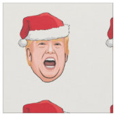 ドナルド・トランプ・クリスマス ファブリック (クローズアップ)