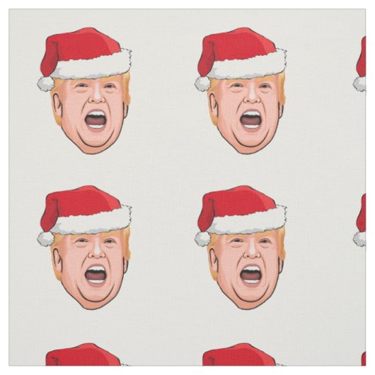 ドナルド・トランプ・クリスマス ファブリック (見本)