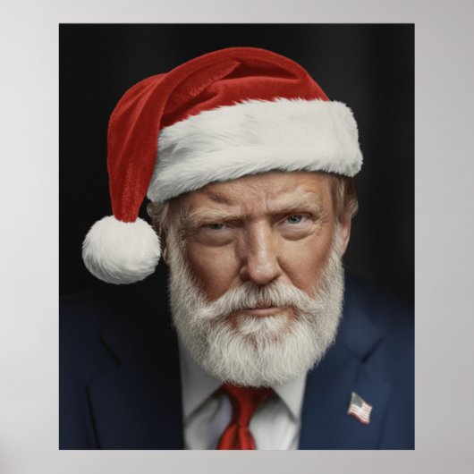 ドナルド・トランプ クリスマス ポスター (正面)