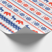 ドナルド・トランプ・クリスマス ラッピングペーパー (角)