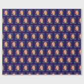 ドナルド・トランプ・クリスマス ラッピングペーパー (フラット)