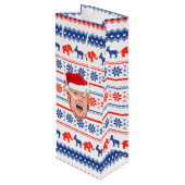 ドナルド・トランプ・クリスマス ワインギフトバッグ (裏面アングル)