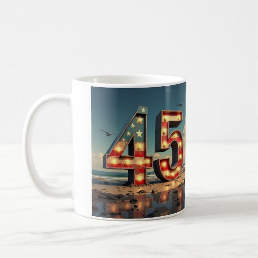 ドナルド・トランプ コーヒーマグカップ (左)