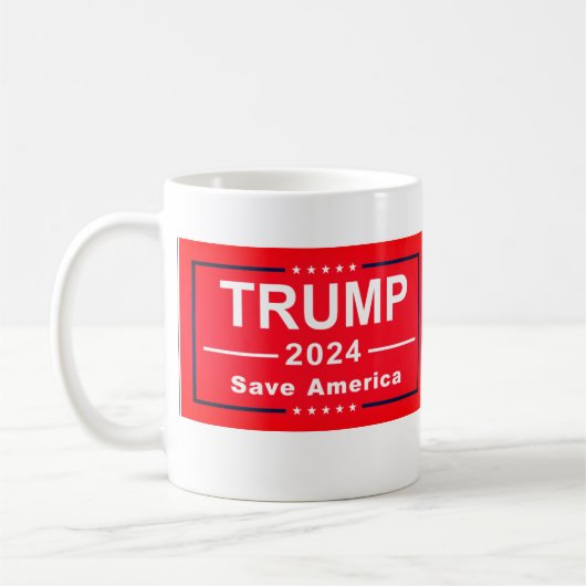 ドナルド・トランプ・コーヒー・カップMUG MAGA コーヒーマグカップ (左)