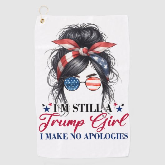 ドナルド・トランプ ゴルフタオル (正面)