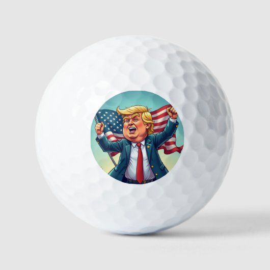 ドナルド・トランプ ゴルフボール (正面)