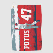 ドナルド・トランプ・ゴルフPOTUS ゴルフタオル (正面)
