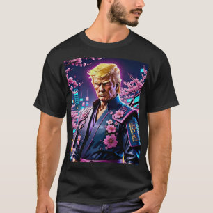ドナルド・トランプ・サイバパンク・サムライ・ウォリアー・ティー Tシャツ