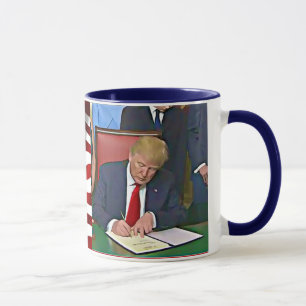 ドナルド・トランプ・サイン紙ズ・コーヒー・マグ マグカップ