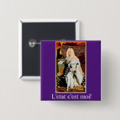 ドナルド・トランプ・サンKIng 缶バッジ (正面&裏面)