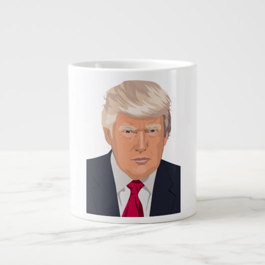 ドナルド・トランプ ジャンボコーヒーマグカップ (正面)