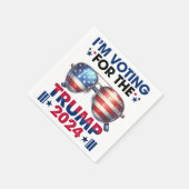 ドナルド・トランプ スタンダードカクテルナプキン (角)