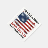 ドナルド・トランプ スタンダードカクテルナプキン (角)