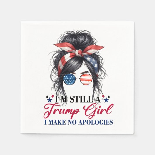 ドナルド・トランプ スタンダードカクテルナプキン (正面)