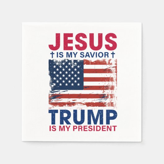 ドナルド・トランプ スタンダードカクテルナプキン (正面)