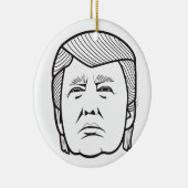 ドナルド・トランプ セラミックオーナメント (右)