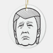 ドナルド・トランプ セラミックオーナメント (左)