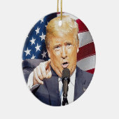ドナルド・トランプ セラミックオーナメント (右)