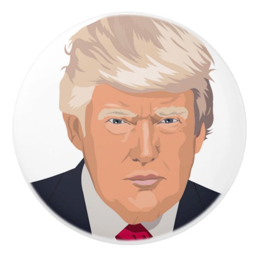 ドナルド・トランプ セラミックノブ (正面)