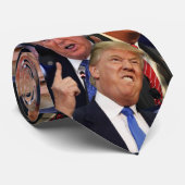 ドナルド・トランプ・タイ |トランプおもしろいギフトの顔 ネクタイ (ロール)