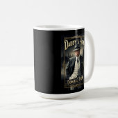 ドナルド・トランプ・ダディのホームおもしろいMAGA映画ポスター コーヒーマグカップ (正面右)