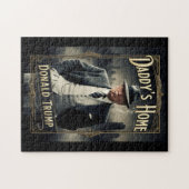 ドナルド・トランプ・ダディのホームおもしろいMAGA映画ポスター ジグソーパズル (横)