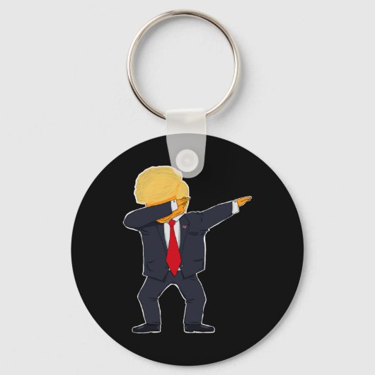 ドナルド・トランプ ダブ キーホルダー (正面)