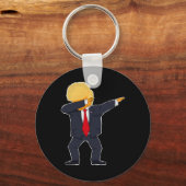 ドナルド・トランプ ダブ キーホルダー (正面)