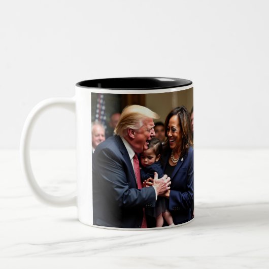 ドナルド・トランプ ツートーンマグカップ (左)