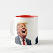 ドナルド・トランプ ツートーンマグカップ (正面左)