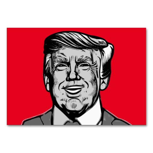 ドナルド・トランプ テーブルナンバー (正面)