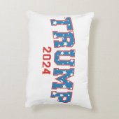 ドナルド・トランプ – トランプ2024保アメリカ素晴らし アクセントクッション (裏面(縦))