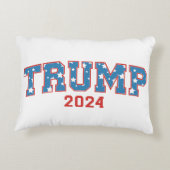ドナルド・トランプ – トランプ2024保アメリカ素晴らし アクセントクッション (裏面)